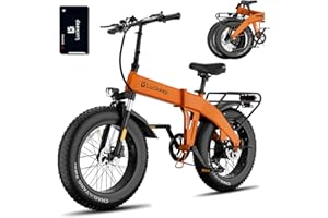 Luckeep Folding Electric Bike for Adults 1500W Peak Motor,30/28MPH 60 Miles,720WH Battery 20" x 4.0" Fat Tire Foldable Ebike Commute with NFC/Anti-Theft/Hydraulic Brakes,UL Certified Electric Bicycle