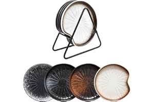 4 Pack Ceramic Spoon Rest Spoon Rest for Stove Top Spoon Holder Spoon Rest for Kitchen Counter Kitchen Decor House Warming Gi