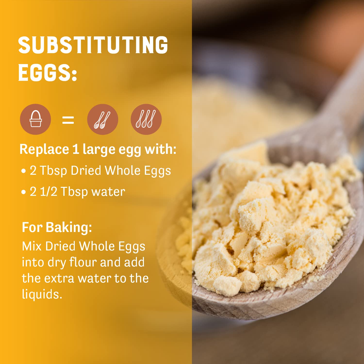 Judee’s Dried Whole Egg Powder 11 Oz Baking Supplies Delicious