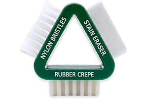 MONEYSWORTH & Best | Suede & Nubuck Triangle Brush | 3-in-1 Tool Safely removes Dirt, Scuffs, and Stains While Restoring The 