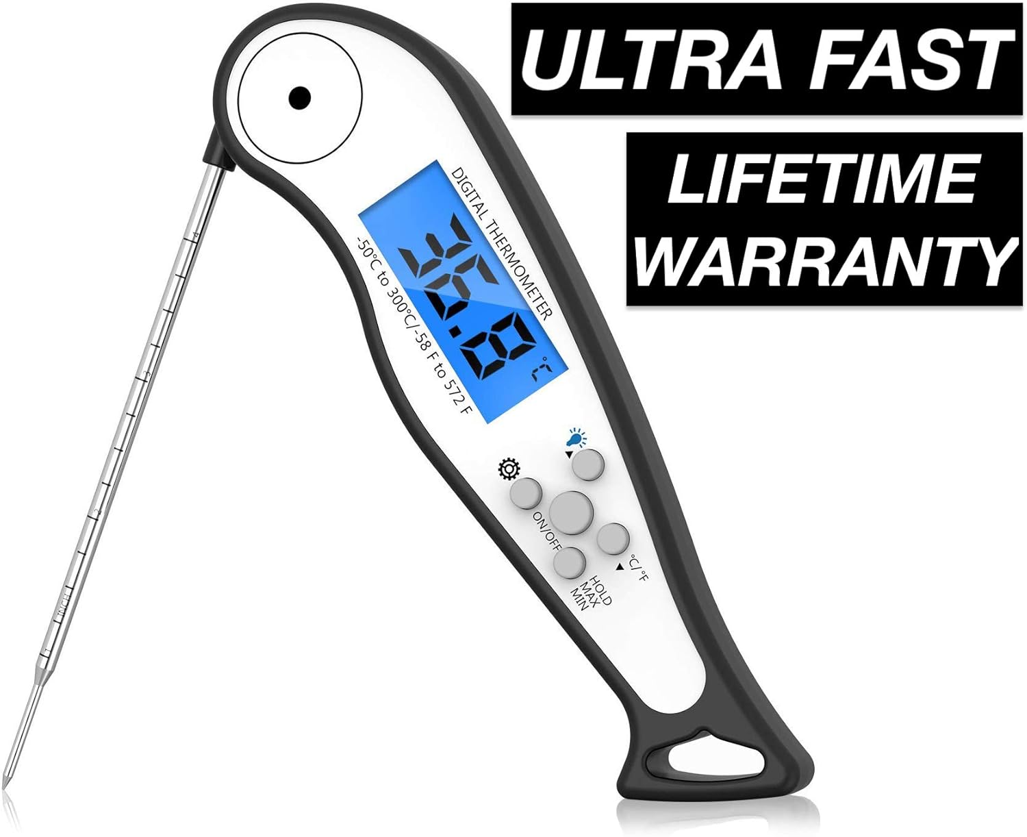 KITCHMASTER Termómetro de carne de lectura instantánea, el mejor ...