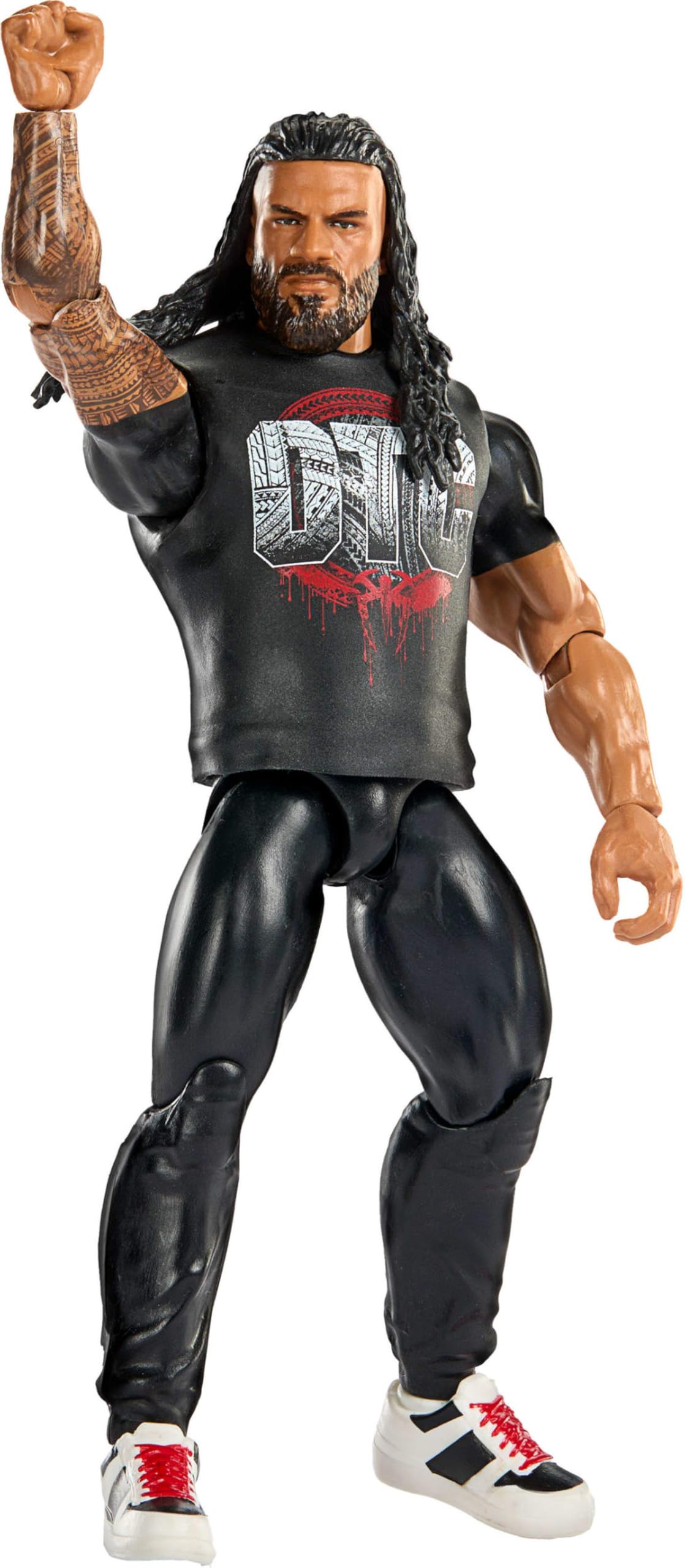 Mattel WWE Roman Reigns Action Figure, Main Event Series #160, 6-inch Collectible Superstar with 14 Articulation Points & Life-Like Look