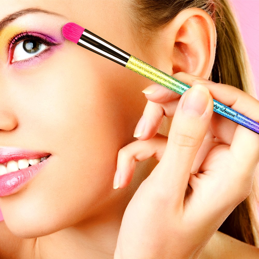 Party Queen Makeup Brushes 10 Pieces Make Up Set Foundation Powder Eyebrow Concealer Eyeshadow Cosmetic Brush Tool