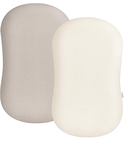Housse Pour Chaise Longue Bébé Snuggle Me - Coton Doux - Dimensions 85x55 Cm - Amovible Et Lavable - Couleur Curcuma - 4