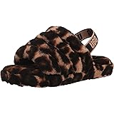 cheetah ugg slides