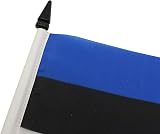 AZ FLAG Estonia Table Flag 5x8 in Desk Flag with Pole & Base 21x14 cm view 4