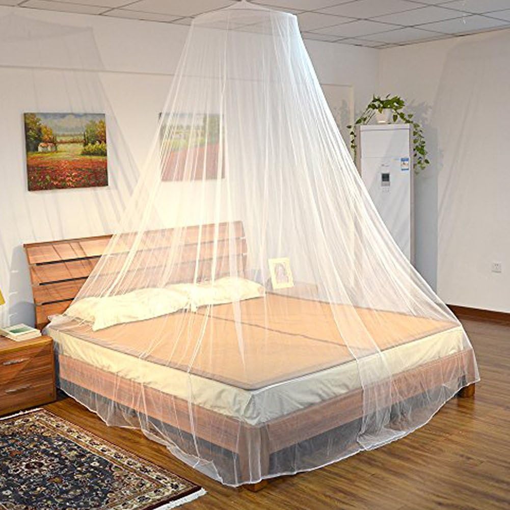 Twinkle Star Bed Canopy for Single to King Size Beds (White): Home & Kitchen