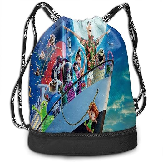 KINGAM Summer Vacation Hotel Transylvania Drawstring