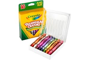 Crayola Triangular Crayons, Box of 16