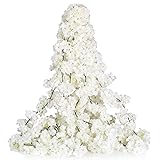 DearHouse 2 Pack Artificial Cherry Blossom Garland