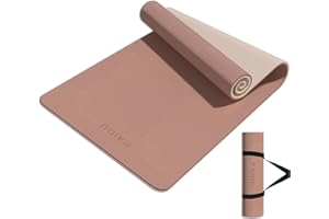 PAIDU Yoga Mat 8mm Super Thick TPE Fitness Mat | SGS Certified | Non-Slip, Odorless & Tear-Resistant | Unisex with Strap | for Yoga, Pilates, Meditation & Home Workouts