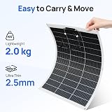ECO-WORTHY 260W Flexible Solar Panel 12V Waterproof for RV Boat Caravan view 4