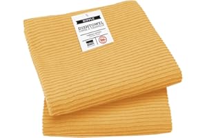 Now Designs Ripple Kitchen Towel, Set of 2, Honey