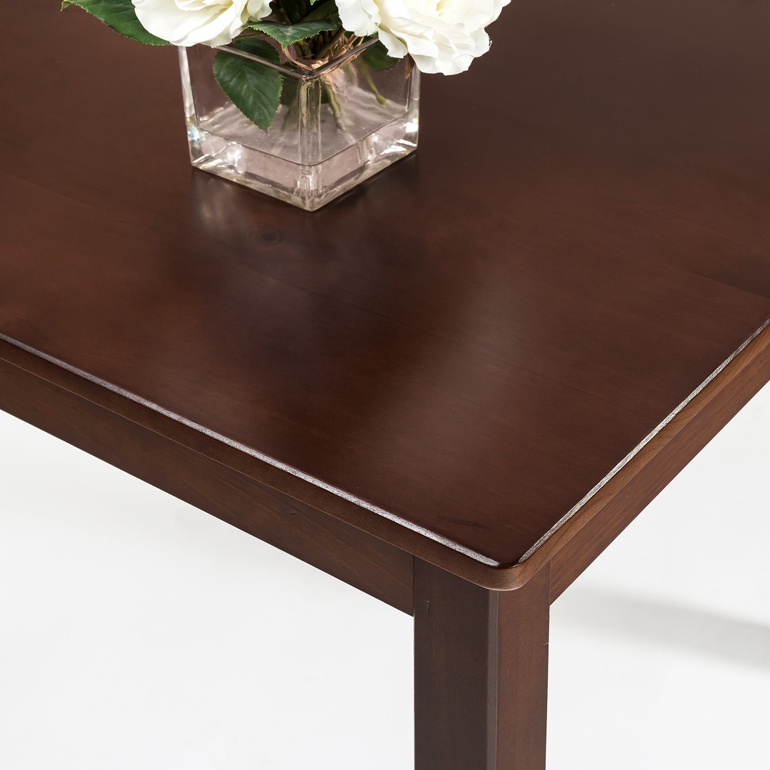 Zinus Nhi Espresso Wood Square Dining Table on Galleon Philippines