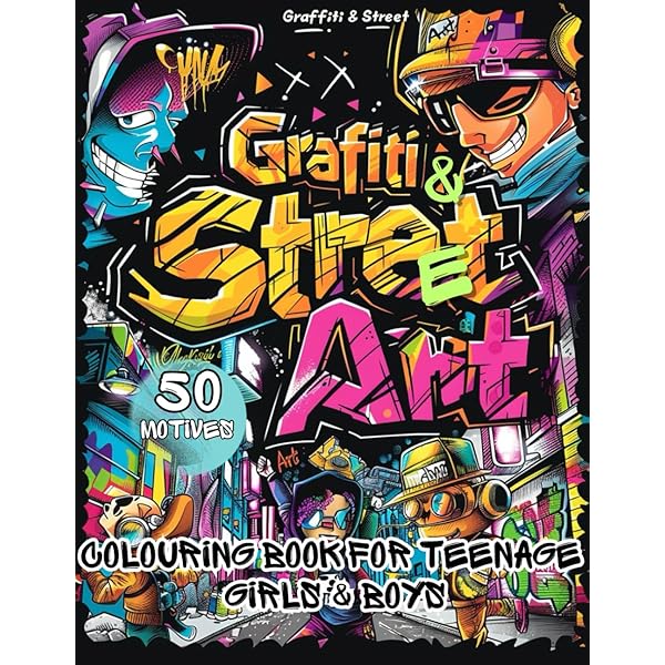 Amazon.com: Graffiti Coloring Book: Over 50 Original Graffiti