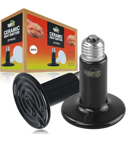 Bombilla De Calor De Cerámica CHICIRIS 25W - Sin Luz, Para Terrarios De Reptiles, Anfibios, Gallineros O Acuarios