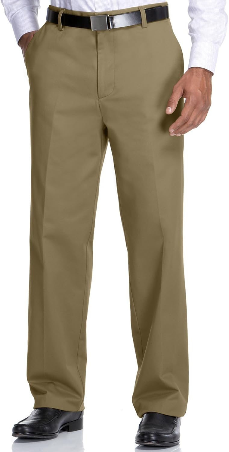 dockers Men's Big and Tall True Khaki Flat Front Pant Black Amazon.co.uk Clothing