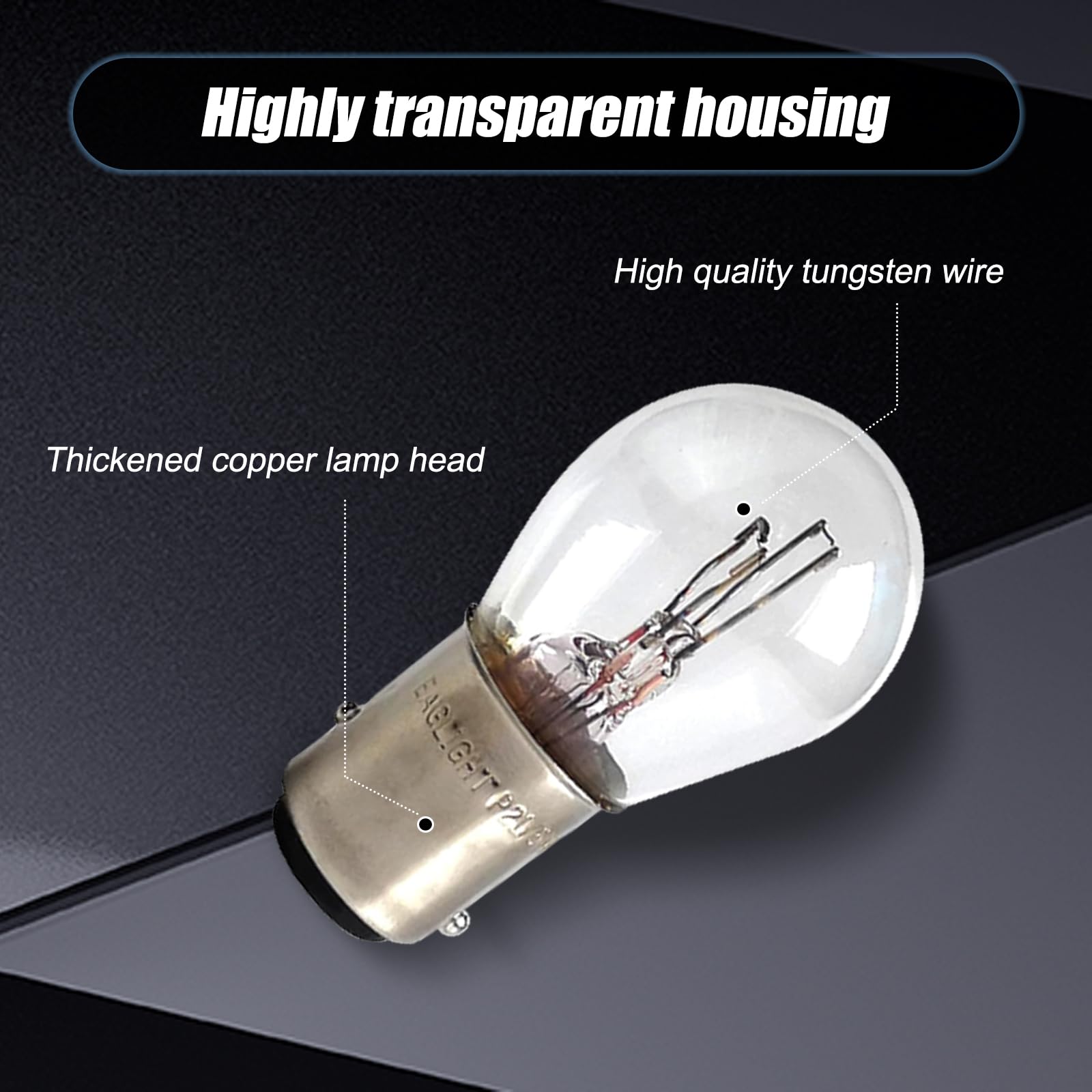 Mua ZBGUN 10 PCS 1157 Light Bulbs, S25 BAY15D Durable Mini Bulb, Super ...