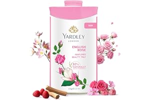 Yardley London ENGLISH ROSE Perfumed Deodorizing Talc Talcum Powder 100gm