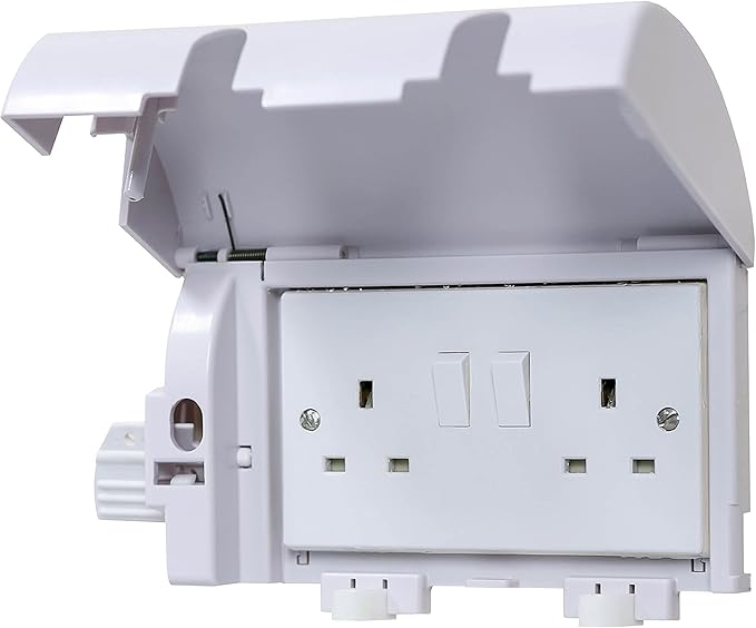 Socket Safe UK Electrical Key Lockable Twin Plug Socket Protector