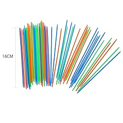 Boao 200 Pieces Pick up Sticks Game Toys with 2