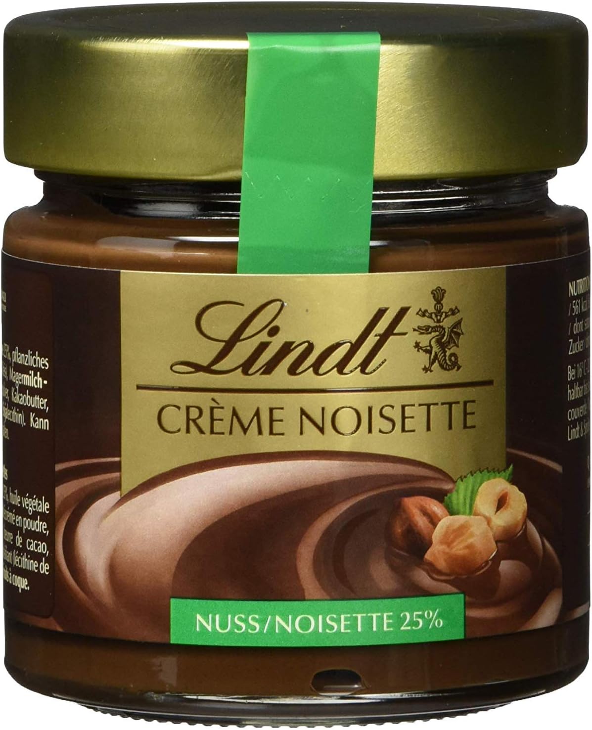 Lindt Crème Noisette Hazelnut Cream Chocolate Spread 3 x 220g (Import) Amazon.co.uk Grocery