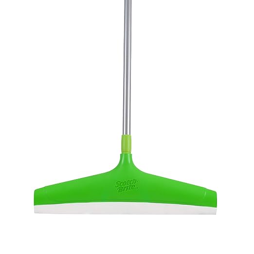 scotch brite bathroom squeegee plastic wiper 30 cm green
