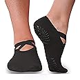 Gaiam Grippy Studio Yoga Socks for Extra Grip in Standard or Hot Yoga
