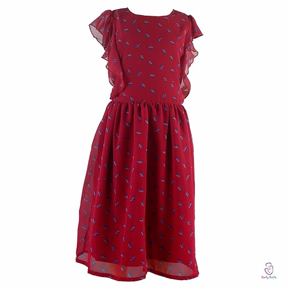 chiffon frocks for ladies