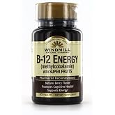 Windmill Vitamin B-12 Energy with Super Fruits Tablets 100 Ea