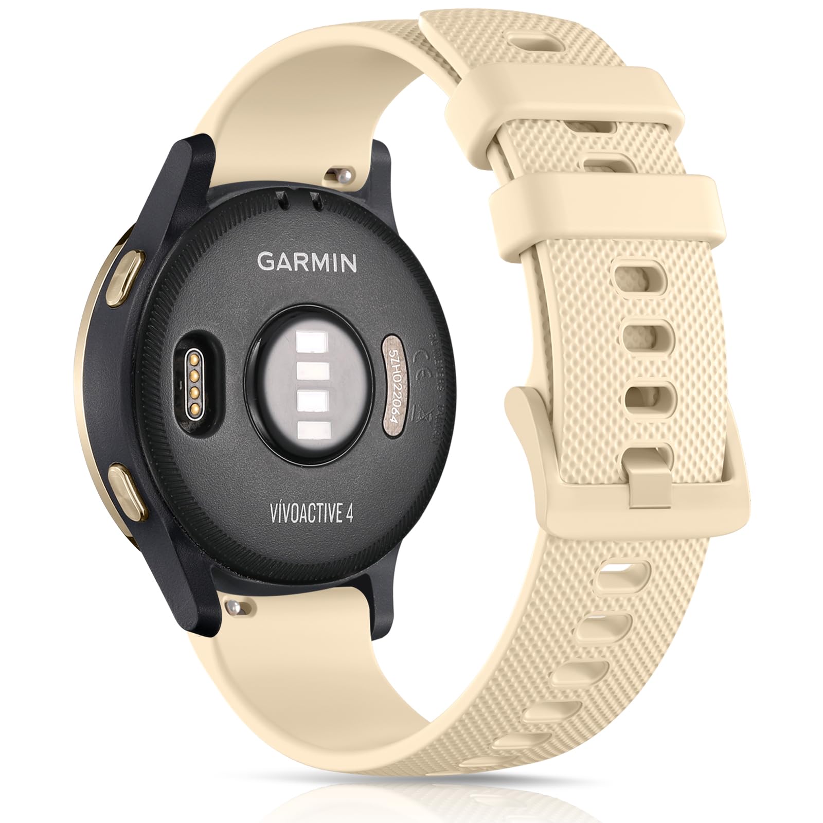 GEAK 22mm Watch Band Compatible with Garmin Venu 4 Watch Band//Venu 2/Venu 3 Watch Band/Forerunner 265/255,Quick Release Soft Replacement Compatible for Garmin Vivoactive 4 Watch Bands 45mm Women Men