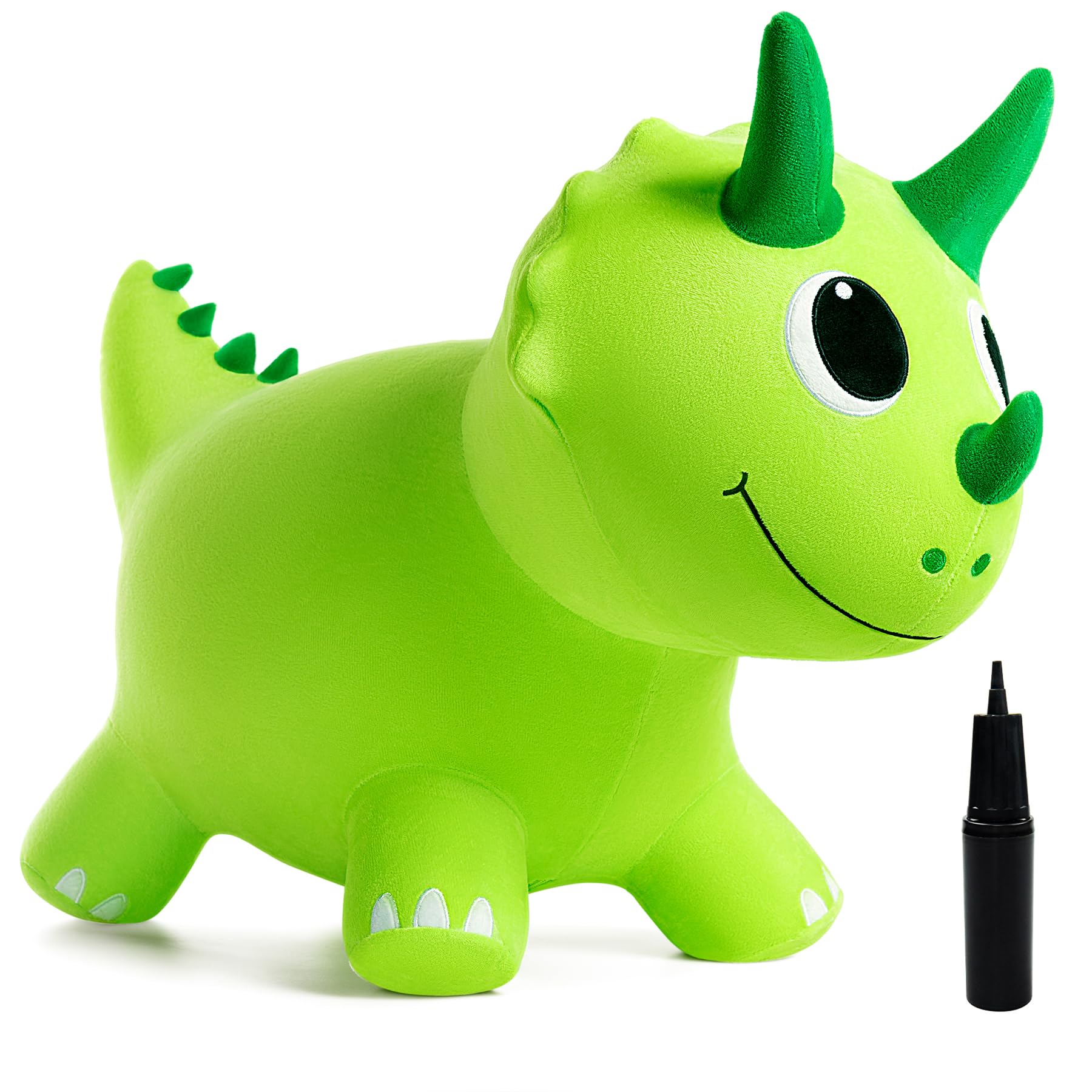 INPODAK Animal Hopper,Dinosaur Horse Hopper,Bouncing Horse Hoppers,Animal Space Hoppers For Kids,Hop along Dinosaur,Toddler Indoor Outdoor Ride On Toys,Christmas Birthday Gift