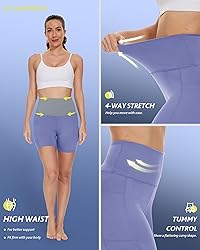 CAMPSNAIL Biker Shorts Women with Pockets