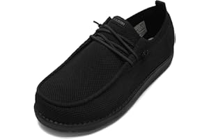 ITAZERO Men Extra Wide Shoes - 4E to 5E Wide Toe Box Shoes for Men XX Wide Width Swollen Feet - Men's Loafers & Slip-ons with Arch Support Insole for Plantar Fasciitis