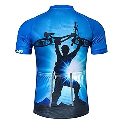 Cycling Jerseys Men Breathable Short Sleeve Biking