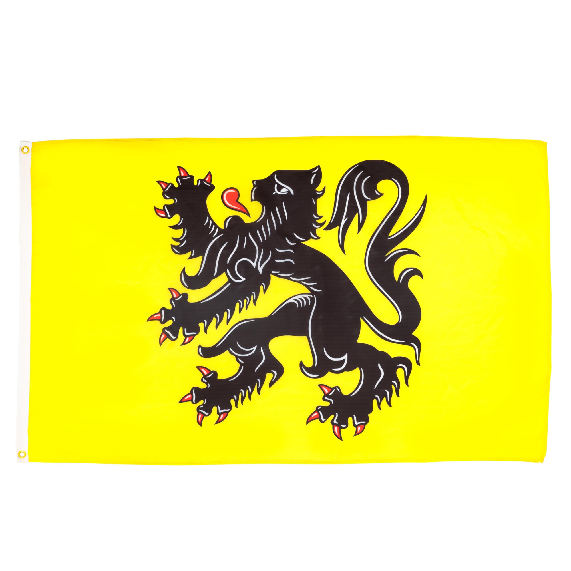 AZ FLAG - Flanders Flag - 2x3 Ft - 100D Polyester Belgium - Flemish Banner with Two Metal Grommets - Fade Resistant - Vivid Colors - 2' x 3' Feet - 90x60 Cm