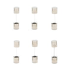 6PCS 250V Slow-Blow Time Delay Glass Fuse T2AL250V