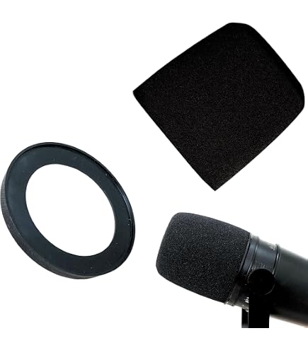 Amazon.com: LEFXMOPHY MV7 Pop Filter，Mic Foam Cover Replacement