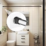 Sibba Shower Rod Holder 4Pcs Sticky Curtain Bracket No Drilling Clear view 8