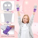 Abeillo Gymnastics Grips Wristbands Sets Purple X-Small Kids Youth view 3