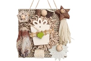 Kyouki Bird Toys, Parakeet Toys, Parrot Toy, Conure Hanging Chewable Cardboard Foraging Suitable for Budgies, Cockatiels, Lovebirds, Sun Conures - and Other Small/Medium Parrots (Medium)