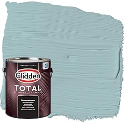 Glidden Total 1 gal. Blue Satin Exterior Paint with