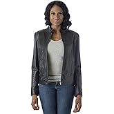 REED EST. 1950 Women’s Genuine Leather Fashion Jacket – Stylish Modern Design with Flattering Feminine Fit