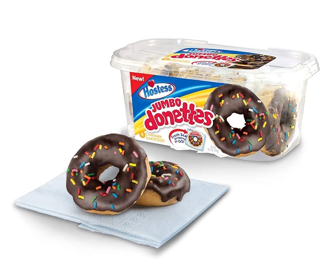 Chocolate iced cake donuts with sprinkles (888109113049)