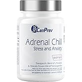 CanPrev Adrenal Chill Capsules, 90 Capsules 45-Day Supply with KSM-66 Ashwagandha & L-Theanine for Relaxation, High-Concentra