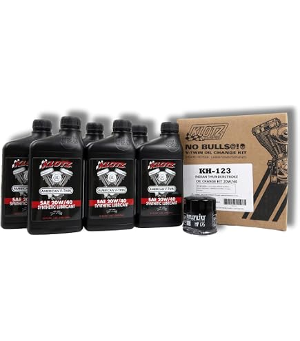 Amazon.com: Klotz 5 Quart 20W/50 Synthetic Motor Oil Change Kit