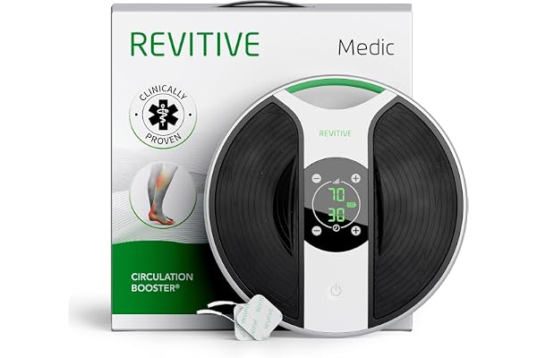 Revitive NEW & IMPROVED Medic® - The Clinically Proven Circulation Booster - Drug-Free Cordeless Relief for Leg Aches & Pains