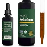 Selenium 200mcg- Selenium Supplement Drops Thyroid &amp; Immune Support(2oz) | Global Healing Selenium Supplement-Similar to Selenium 200mcg Capsules