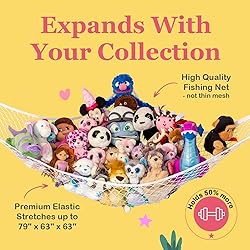 Lilly's Love Large Stuffed Animal Hammock | Corner