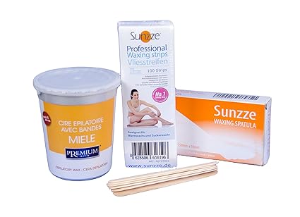 700 ML Premium Cera depilatoria Juego, adecuado para el ...
